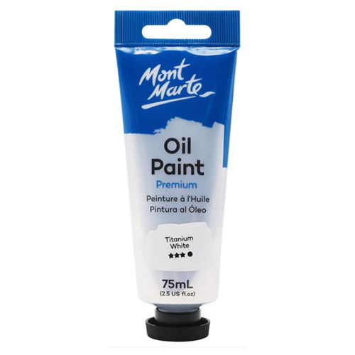 MONT MARTE PREMIUM OIL PAINT 75ml Titanium White